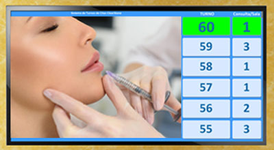 Turnos sala de espera medica